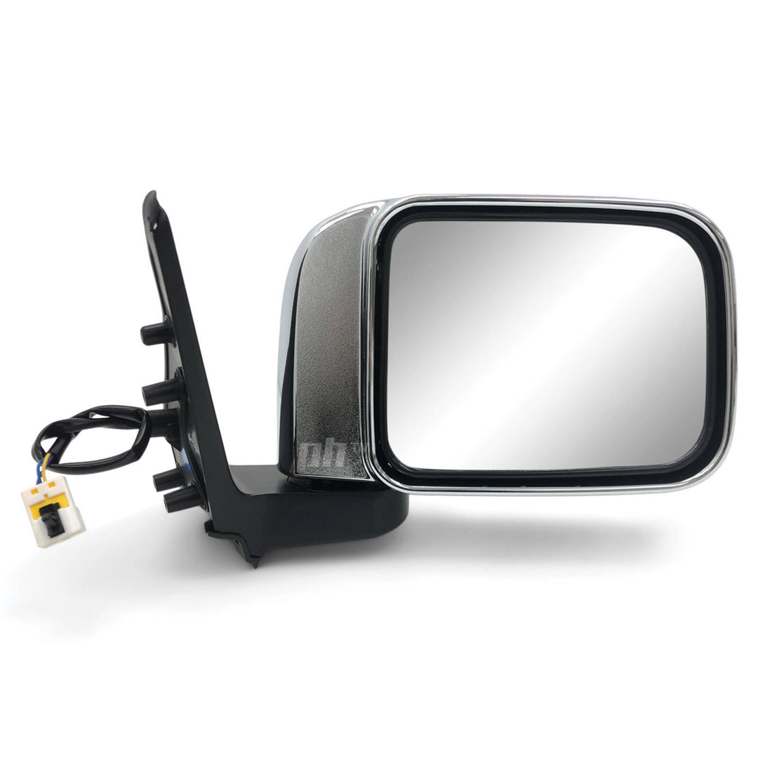 Door Mirrors PAIR Chrome Electric Fits Nissan Patrol GU Wagon 1997 - 2004