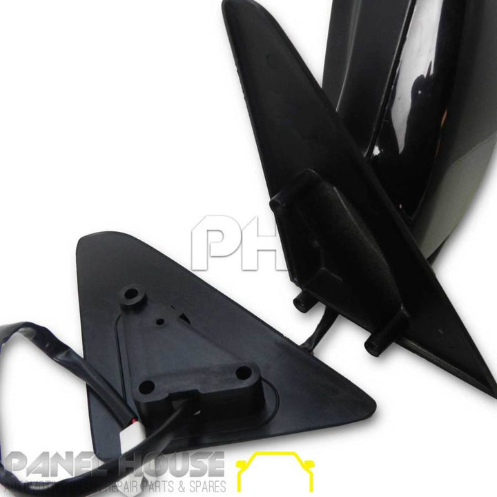 Door Mirror PAIR Black Electric Fits Toyota LandCruiser 80 Series
