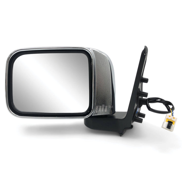Door Mirrors PAIR Chrome Electric Fits Nissan Patrol GU Wagon 1997 - 2004