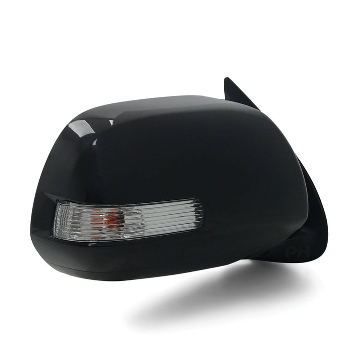 Door Mirror Black With Indicator PAIR Fits Toyota Hilux SR5 2011 - 2014