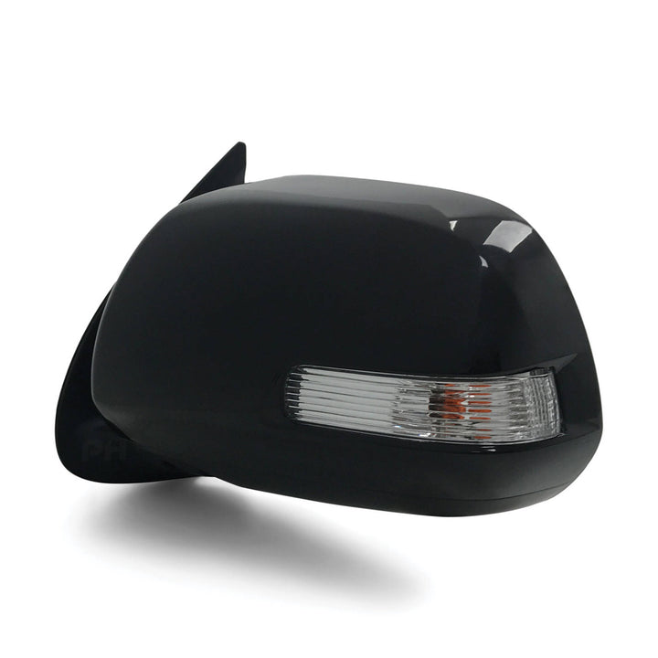 Door Mirror Black With Indicator PAIR Fits Toyota Hilux SR5 2011 - 2014