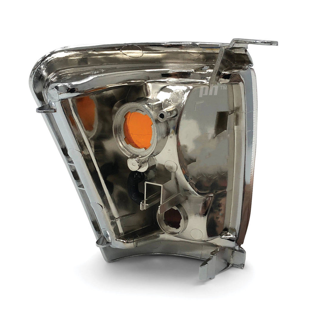 Corner Indicator Park Lights Chrome PAIR Fits Toyota Hilux 2WD 1997 - 2001