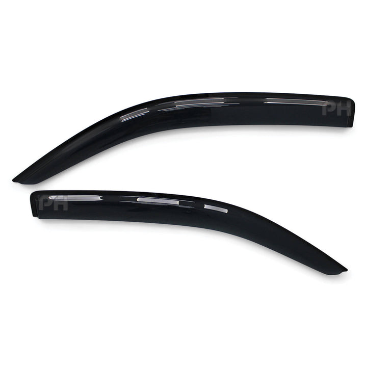 Weather Shield Window Visors Smoked SET 2 Piece Fits Toyota Hilux N70 Single Cab 2005 - 2015