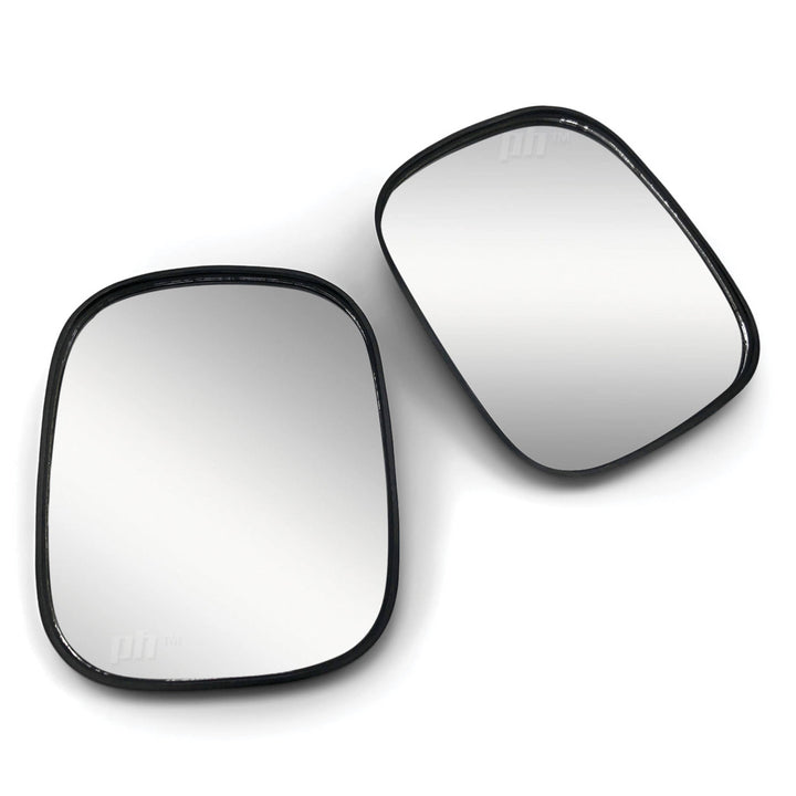 Door Mirror Heads BLACK PAIR Fits Toyota LandCruiser 40 Series FJ45 HJ47