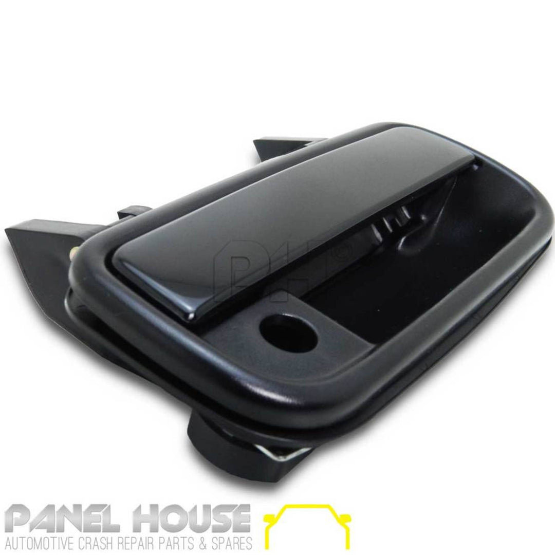 Outer Door Handle PAIR Front Black Fits Toyota Hilux 1988 - 2005
