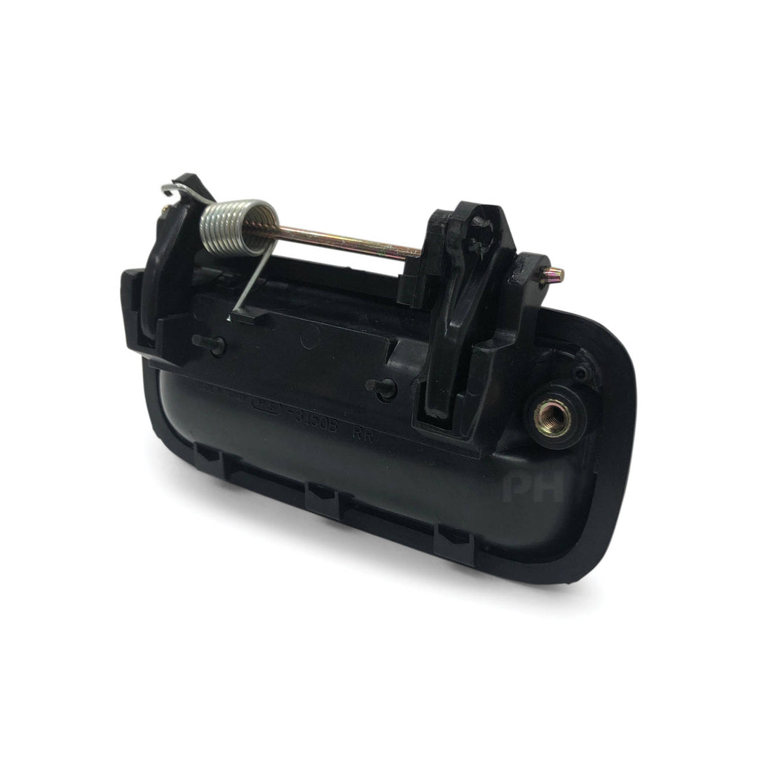 Outer Door Handles PAIR Rear Black Fits Toyota Hilux 1988 - 2005