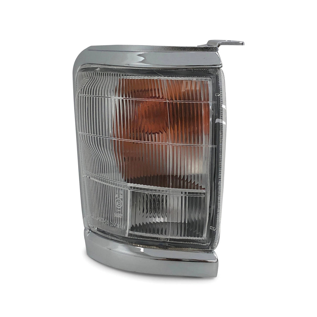 Corner Indicator Park Lights Chrome PAIR Fits Toyota Hilux 2WD 1997 - 2001