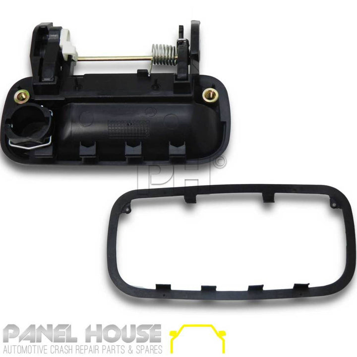 Outer Door Handle SET Black Fits Toyota Hilux Ute 1988 - 2005