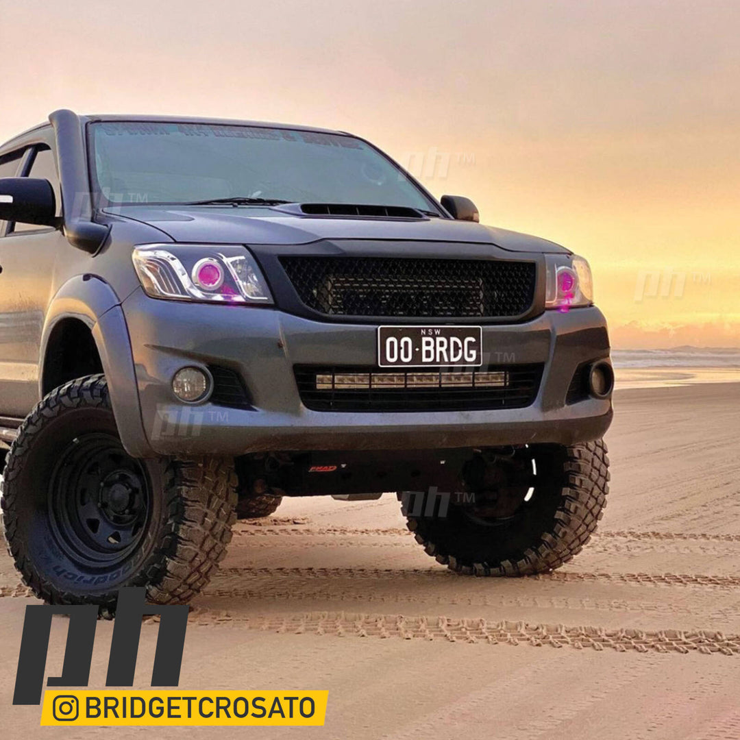 Upgrade H7 LED RGB Bulb KIT fits Toyota Hilux N70 11-15 Face-lift Eagle Eyes Lights