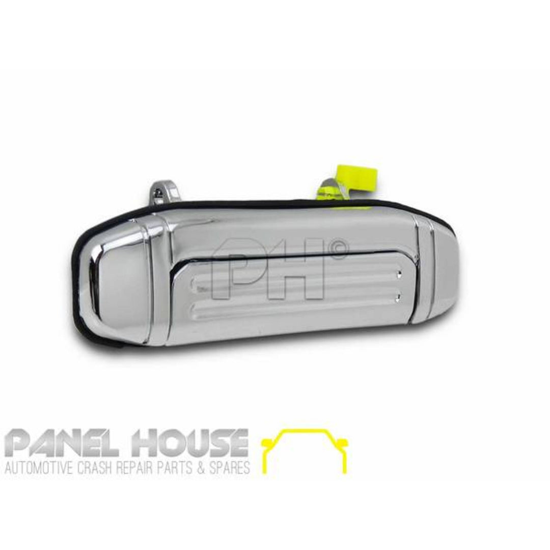 Outer Door Handles PAIR Front Chrome Fits Mitsubishi Pajero NH NJ NK NL 1991 - 2000