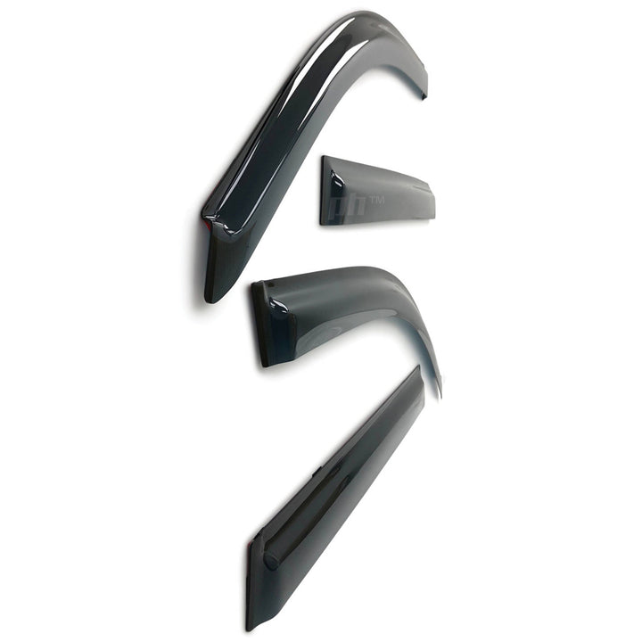Weather Shield Window Visor SET 4 Piece Fits Toyota Landcruiser Prado 120 Series