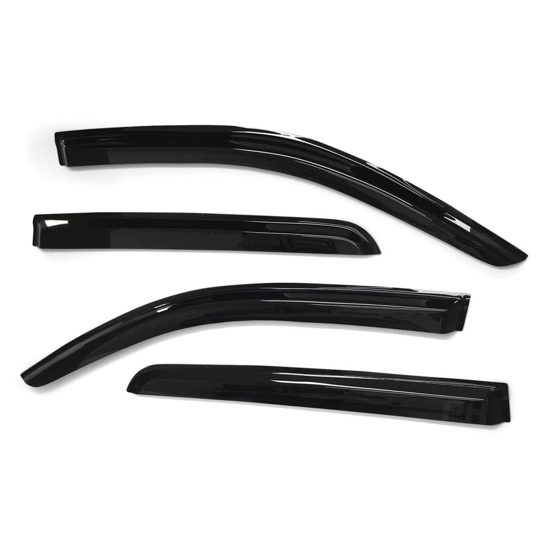 Weather Shield Window Visors SET 4 Piece Fits Toyota Hilux N70 2005 - 2015