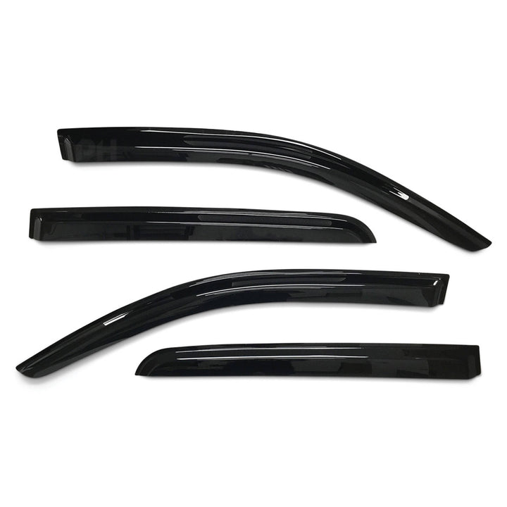 Weather Shield Window Visors SET 4 Piece Fits Toyota Hilux N70 2005 - 2015