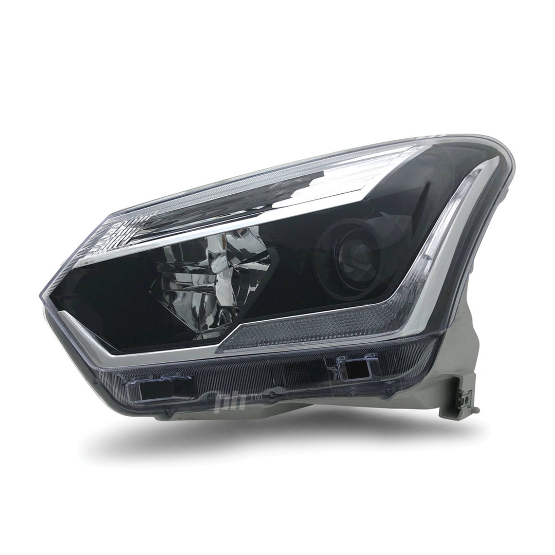 Headlights Black Projector LED DRL PAIR Fits Isuzu DMAX 2017 - 2020