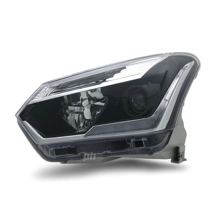 Headlights Black Projector LED DRL PAIR Fits Isuzu DMAX 2017 - 2020