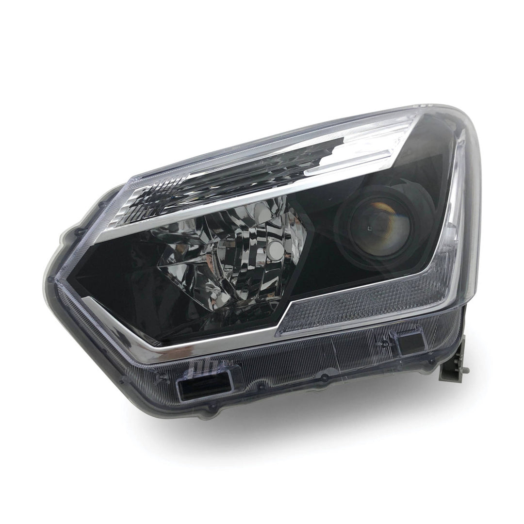 Headlights Black Projector LED DRL PAIR Fits Isuzu DMAX 2017 - 2020
