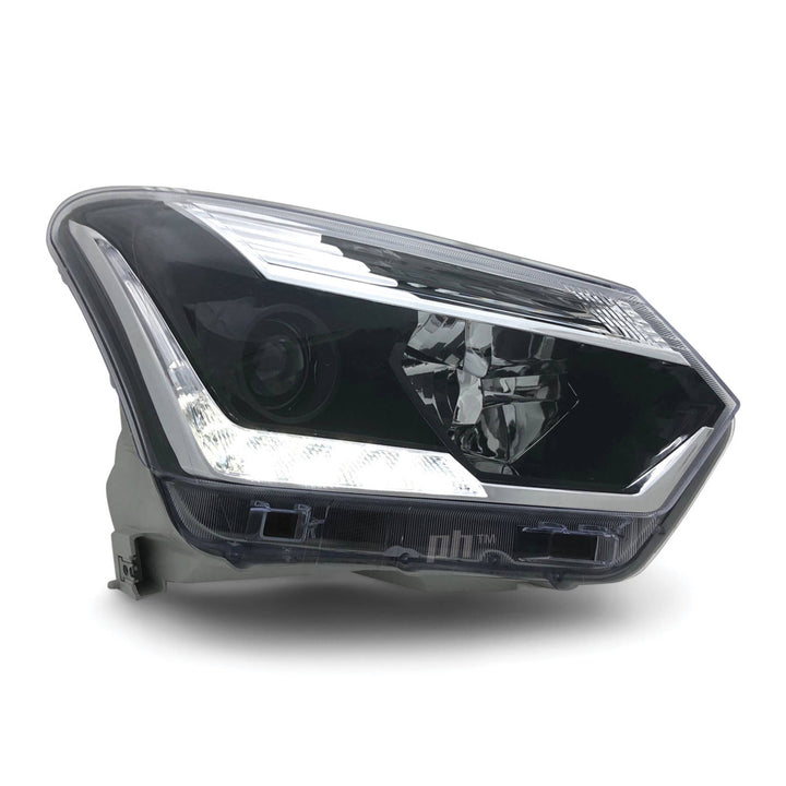 Headlights Black Projector LED DRL PAIR Fits Isuzu DMAX 2017 - 2020