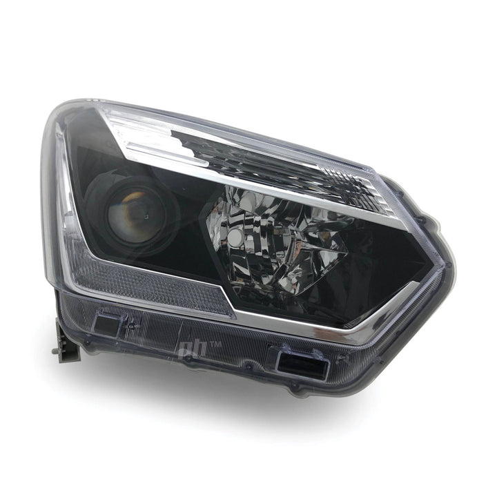 Headlights Black Projector LED DRL PAIR Fits Isuzu DMAX 2017 - 2020
