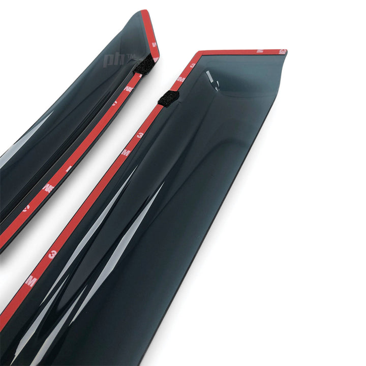 Weather Shield Window Visor SET 4 Piece Fits Toyota Landcruiser 200 Series 2007 - 2021