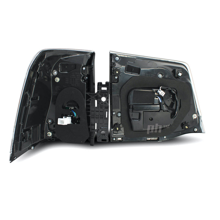 Upgrade Black Tail Lights LED SET Fits Toyota Landcruiser 200 Series 2015 - 2021