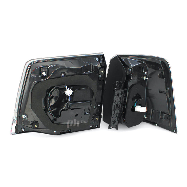 Upgrade Black Tail Lights LED SET Fits Toyota Landcruiser 200 Series 2015 - 2021