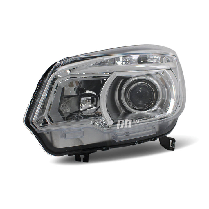 Headlight PAIR Chrome Projector ADR fits Holden Colorado RG LTZ 2012 - 2016