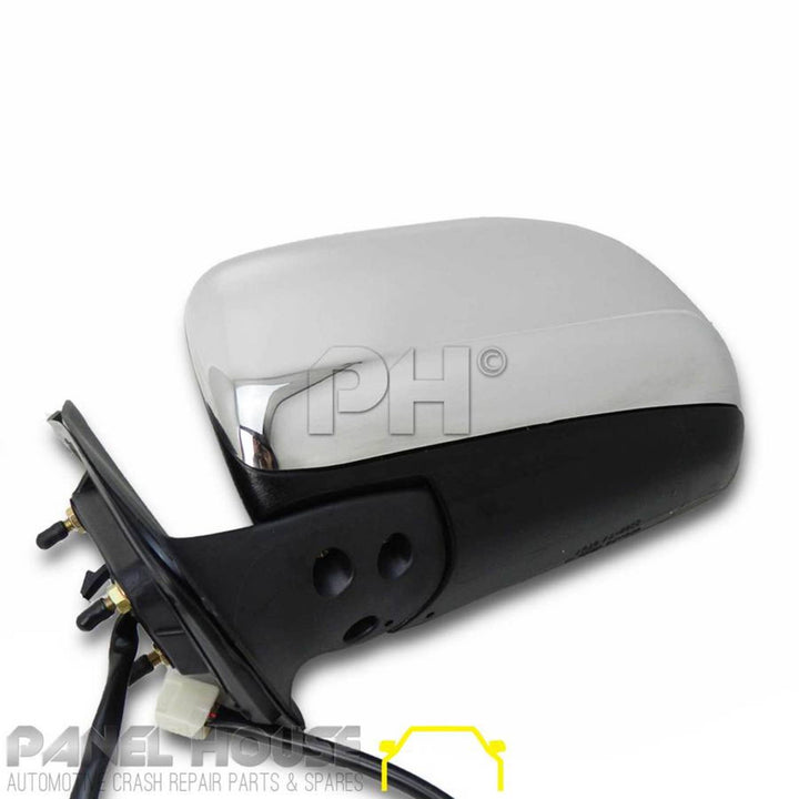 Door Mirror PAIR Chrome Electric Fits Toyota Hilux 2005 - 06/2010