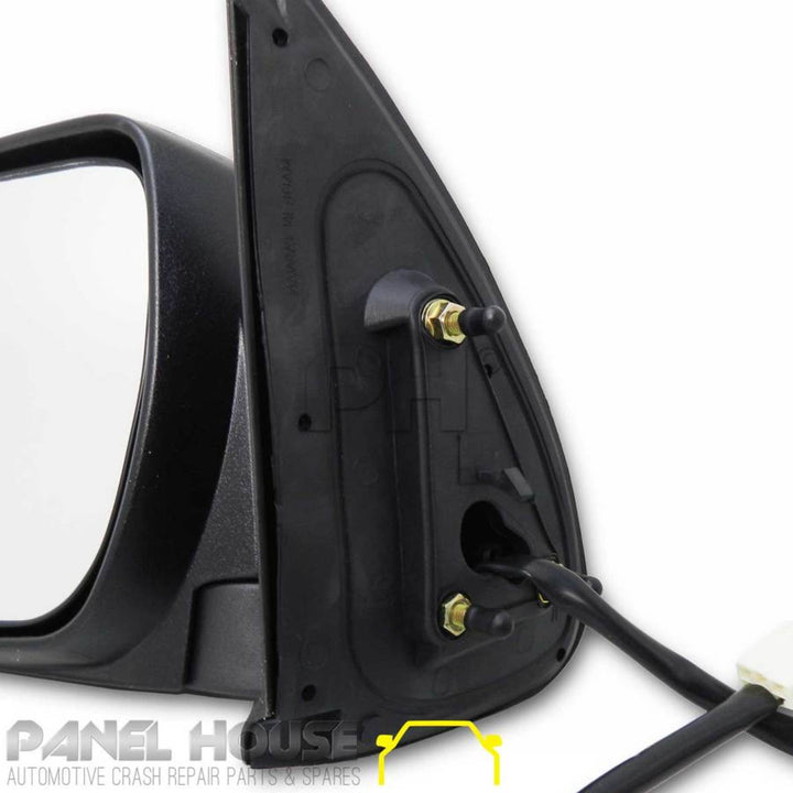 Door Mirror PAIR Chrome Electric Fits Toyota Hilux 2005 - 06/2010