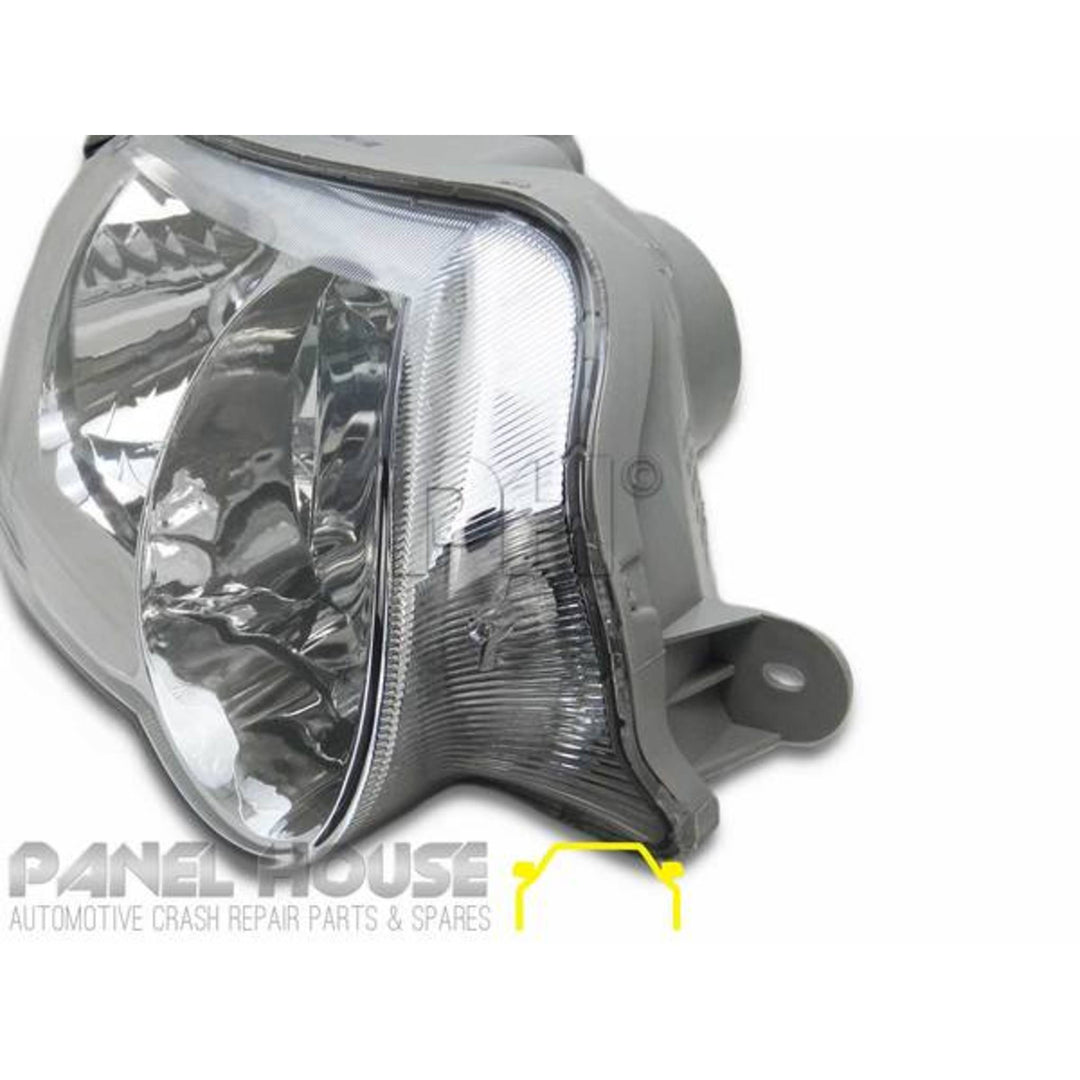 Headlights PAIR Chrome fits Holden Commodore VX VU 2000 - 2002