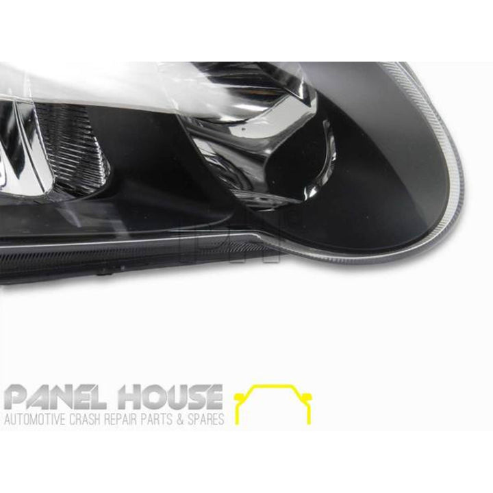 Headlights PAIR Black SS Style fits Holden Commodore VX VU 2000 - 2002