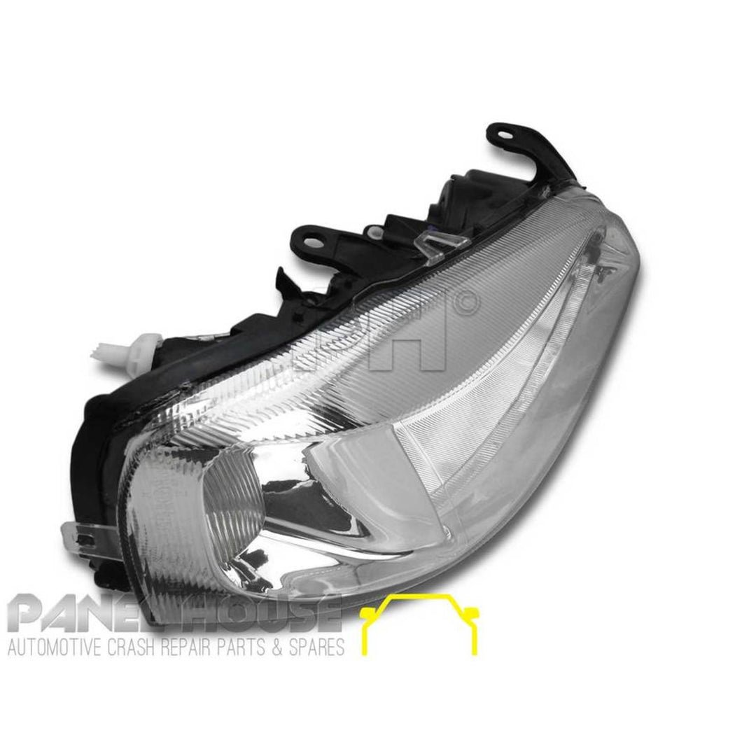 Headlights PAIR Chrome fits Holden TS Astra Sedan & Hatch 1998 - 2004