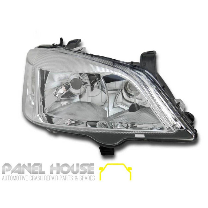 Headlights PAIR Chrome fits Holden TS Astra Sedan & Hatch 1998 - 2004