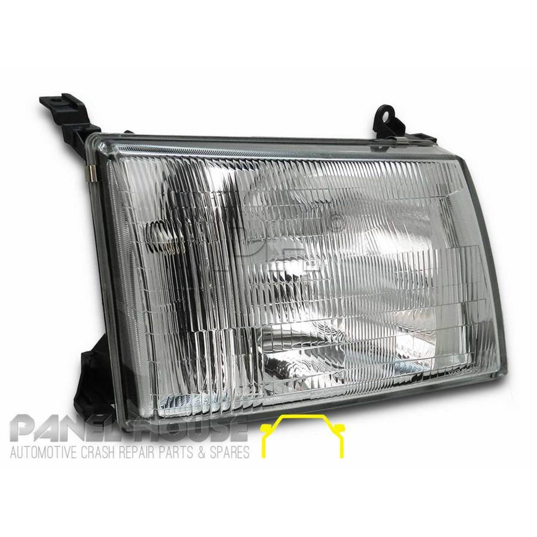 Headlight PAIR Glass ADR Fits Toyota Landcruiser 100 Series 1998 - 2005