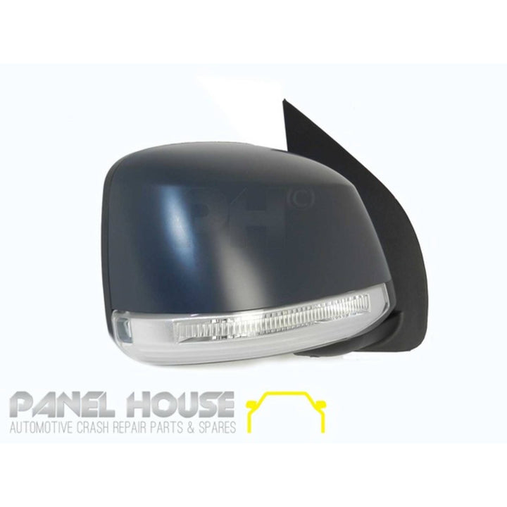 Door Mirrors PAIR Primed Heated Courtesy Light Fits Nissan Navara D40