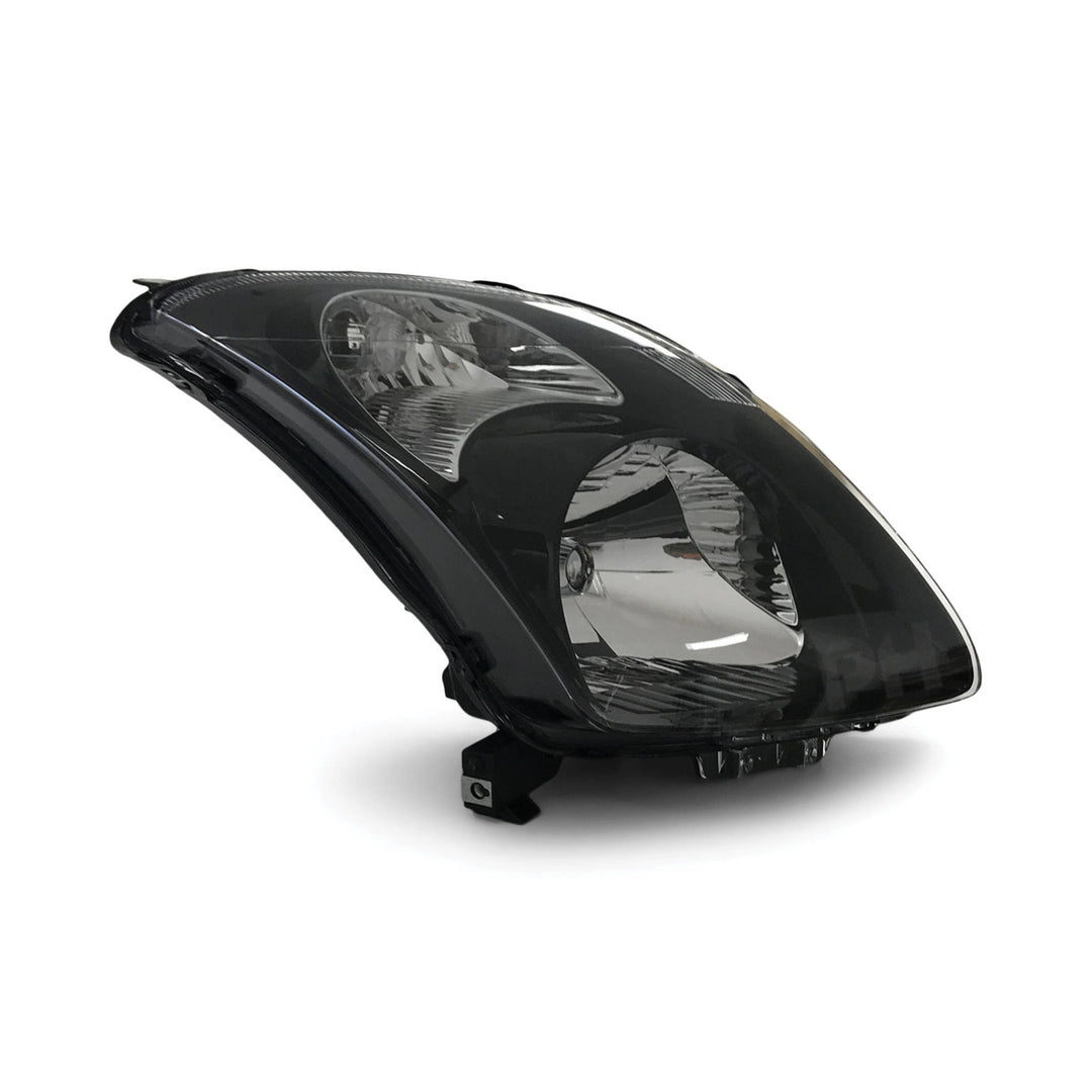 Headlights Black PAIR Fits Suzuki Swift Sport RS416 2005 - 2010