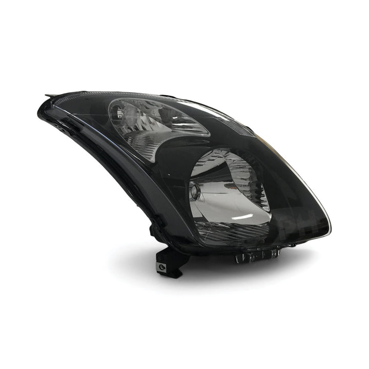 Headlights Black PAIR Fits Suzuki Swift Sport RS416 2005 - 2010