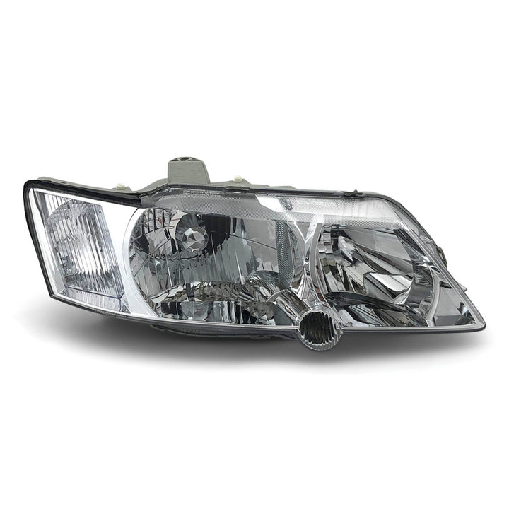 Headlights Chrome PAIR fits Holden Commodore VY 2002 - 2003 Executive Acclaim S