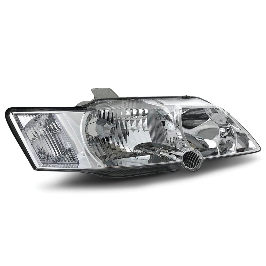 Headlights Chrome PAIR fits Holden Commodore VY 2002 - 2003 Executive Acclaim S
