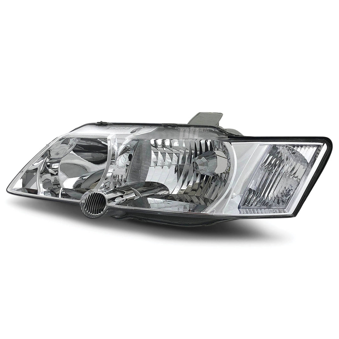 Headlights Chrome PAIR fits Holden Commodore VY 2002 - 2003 Executive Acclaim S