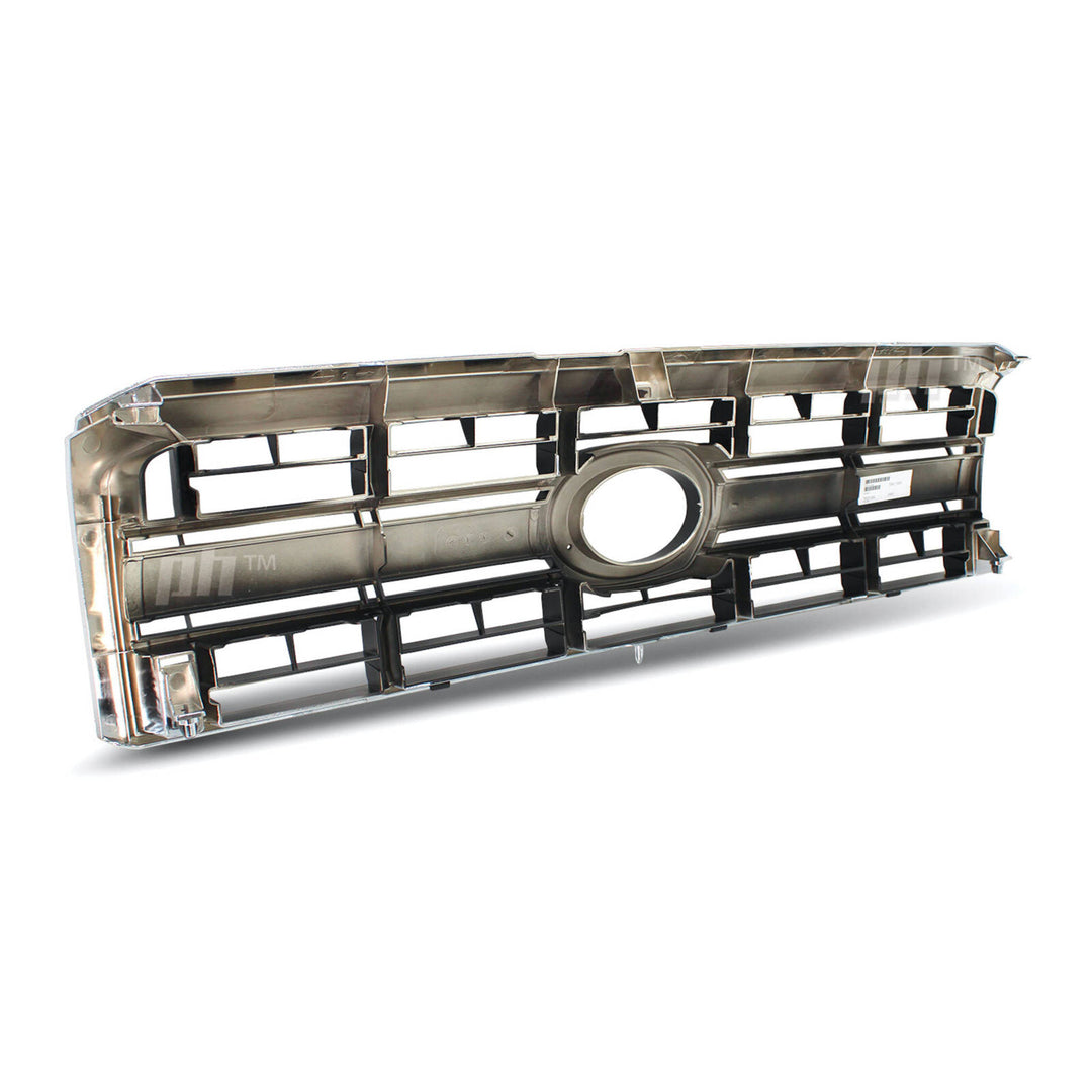Grill Chrome & Black Fits Toyota Landcruiser 76 78 79 Series Ute Troopy 2007 - 2023