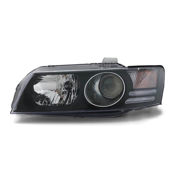 Headlights Black Projector PAIR fits Holden Commodore VZ SS Calais HSV 2004 - 2006