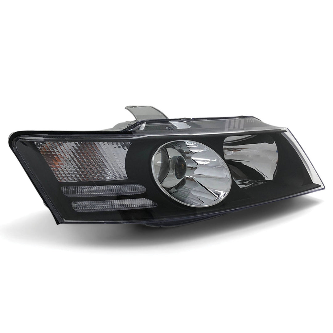 Headlights Black Projector PAIR fits Holden Commodore VZ SS Calais HSV 2004 - 2006