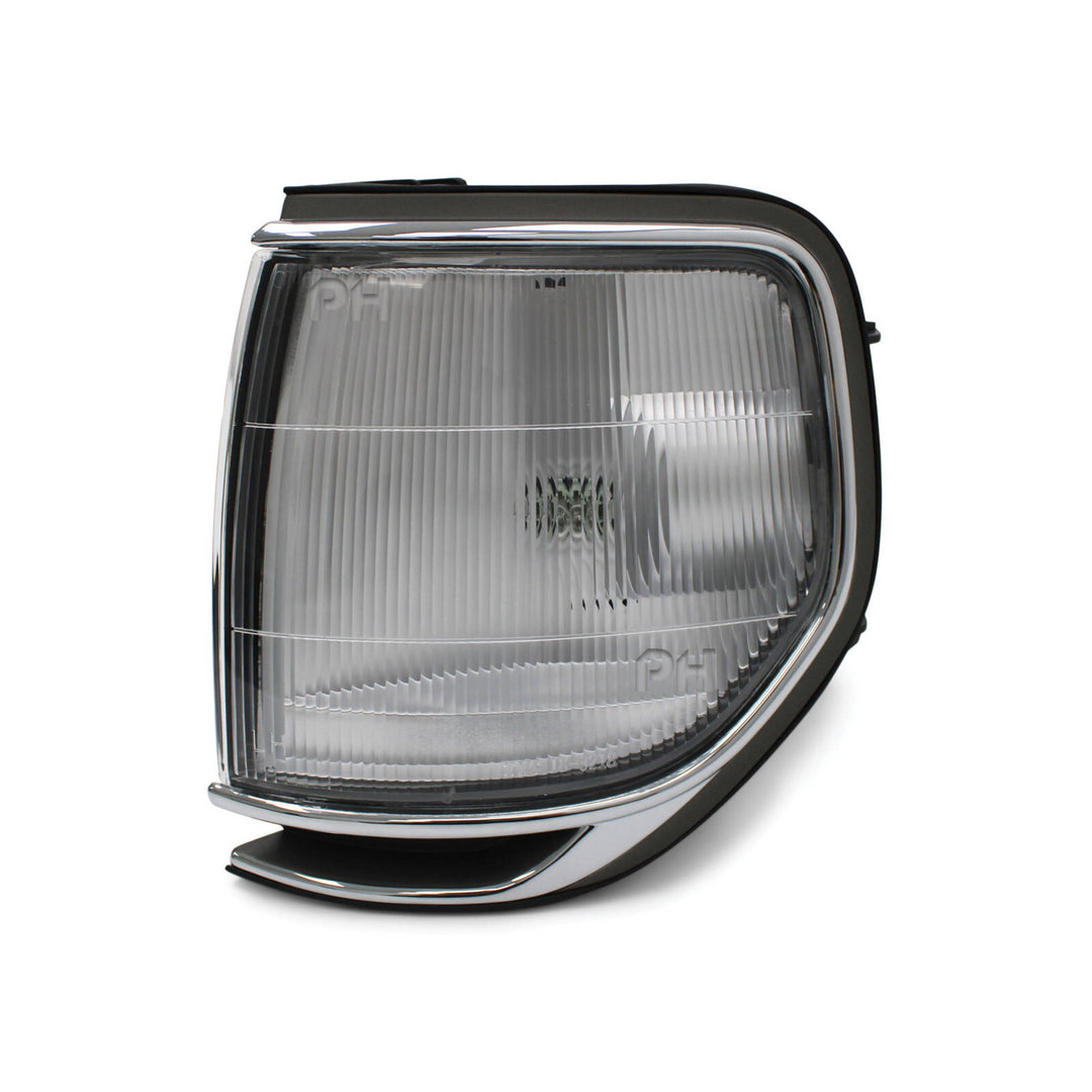 Corner Park Lights PAIR Chrome Fits Toyota Landcruiser 80 Series 1990 - 1997