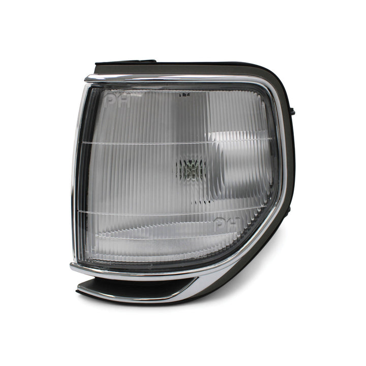 Corner Park Lights PAIR Chrome Fits Toyota Landcruiser 80 Series 1990 - 1997