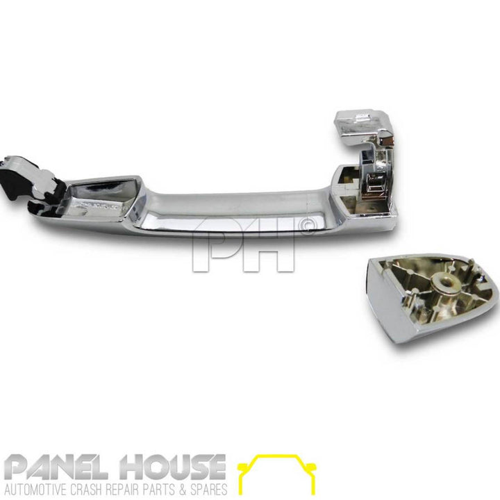 Outer Door Handle LEFT / RIGHT Rear Chrome Fits Toyota Hilux N70 2005 - 2015