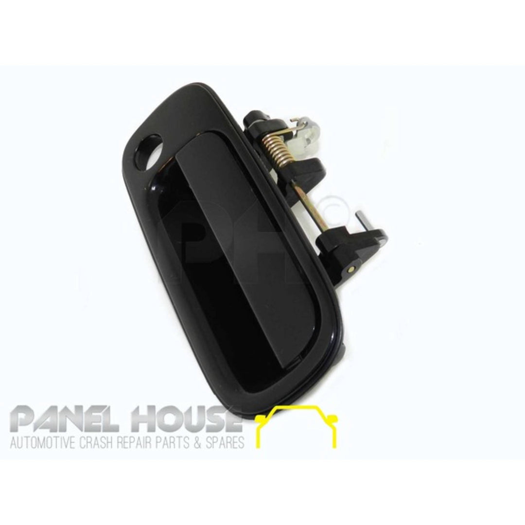 Outer Door Handles PAIR Front Black Fits Toyota Camry 10 Series 1993 - 1997
