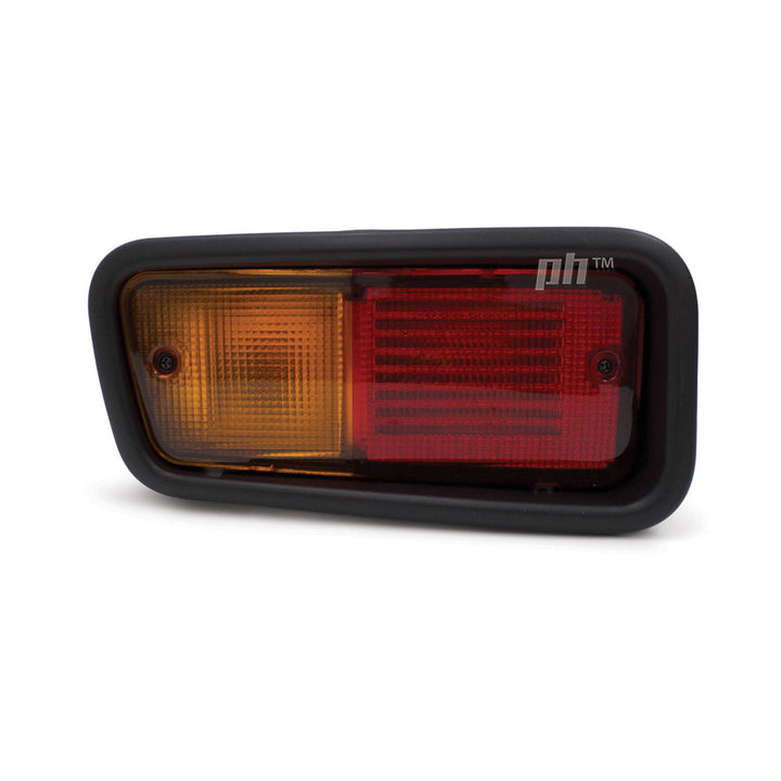 Rear Bumper Tail Lights PAIR With Surround & Wiring fits Nissan Patrol GQ GU Wagon 1992 - 2016