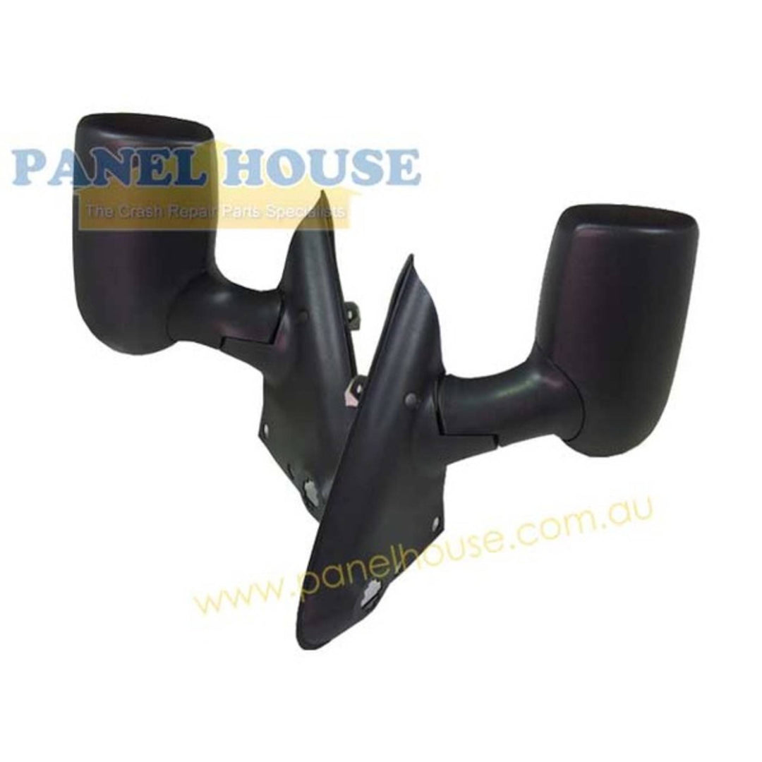 Door Mirror Manual Pair RH+LH fits Ford Transit Van VH VJ VM 8/00 - 8/13