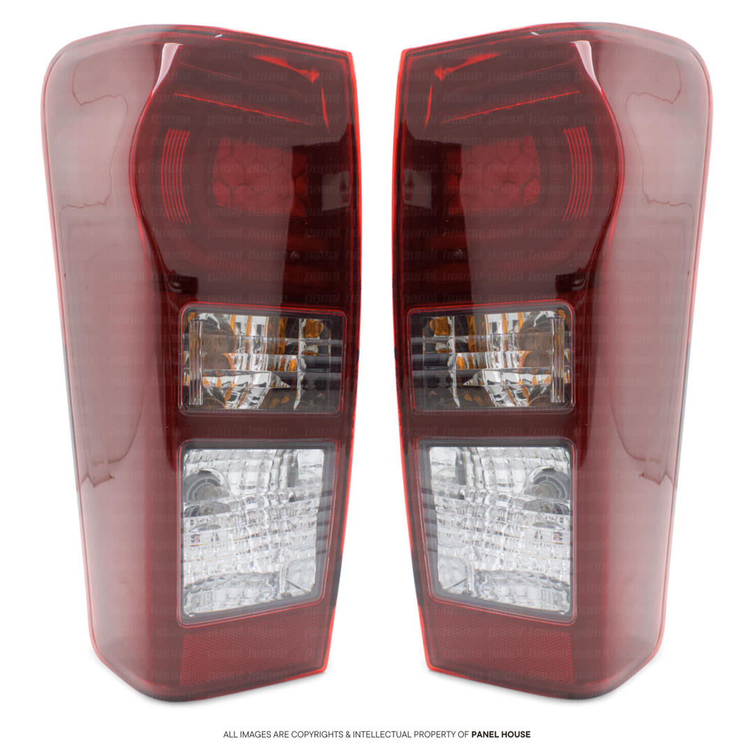Tail Lights PAIR Tinted LED Type fits Isuzu DMAX 2014 - 2020 LS LS-U LS-M