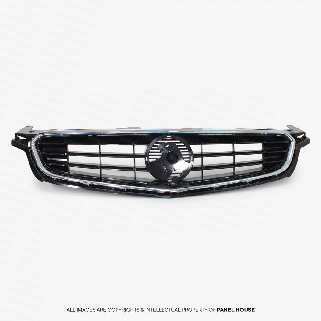 Upper Grill BLACK With Mould fits Holden Commodore VF Series 1 SS SSV SV6 2013 - 2015
